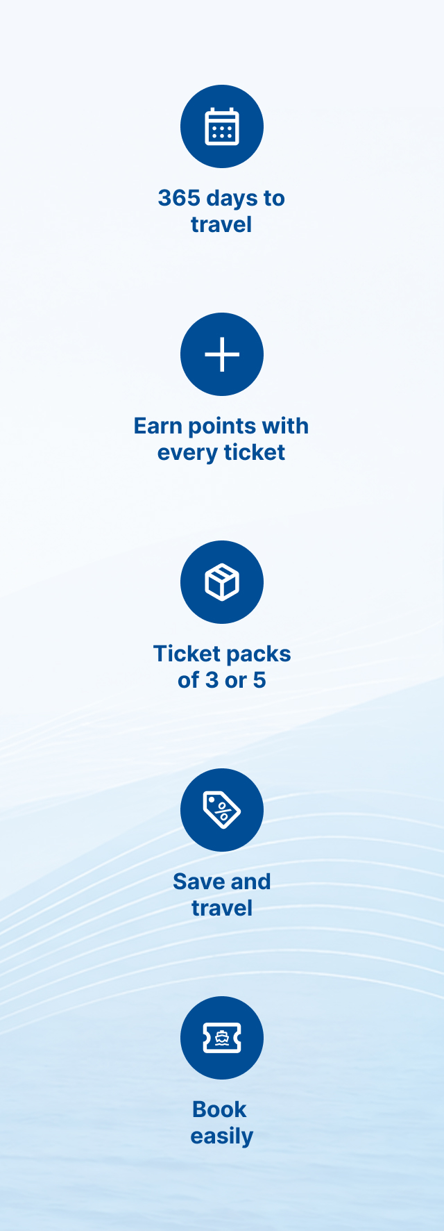 Benefits of traveling with Multitrip - Colonia Express