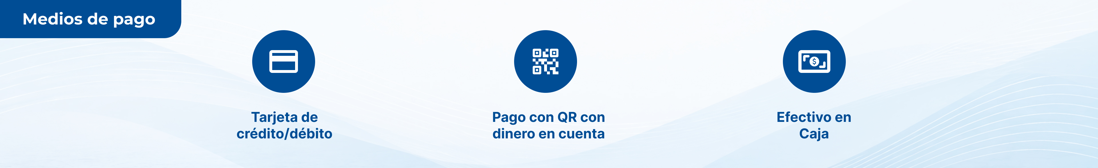 Medios de pago - Colonia Express
