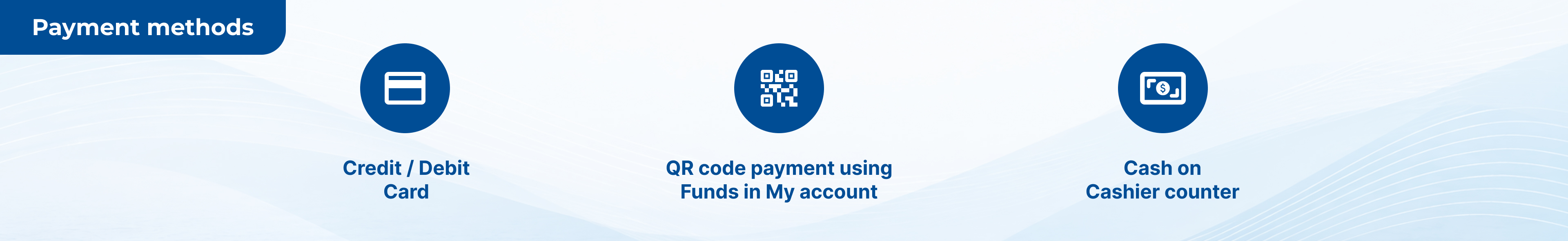 Payment methods - Colonia Express
